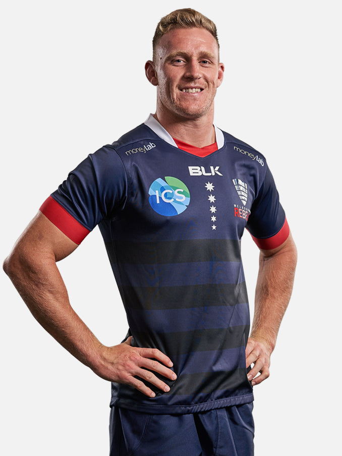 BLK Melbourne Rebels Away Jersey Junior MRJR324NVY – Jim Kidd Sports